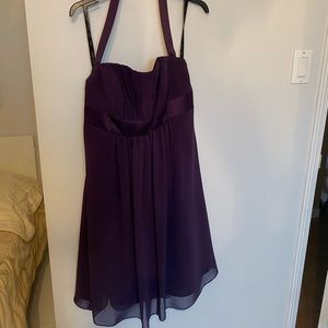 Purple Chiffon prom dress